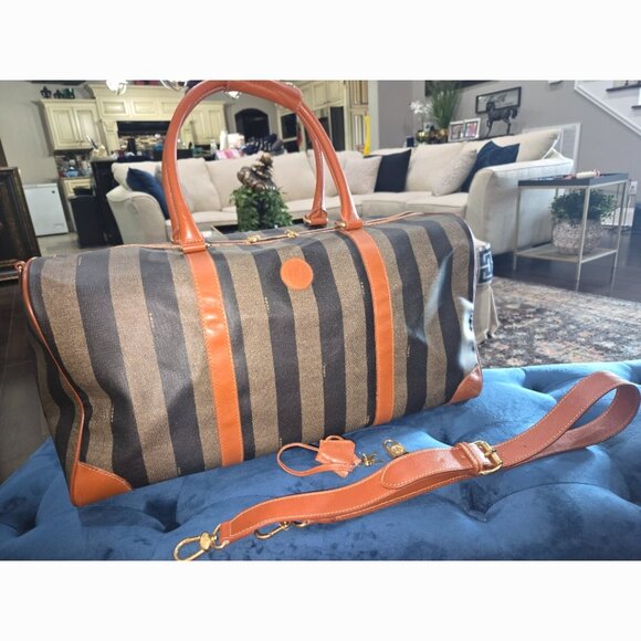 Preloved Authentic Fendi Penguin Duffle - Picture 1 of 16